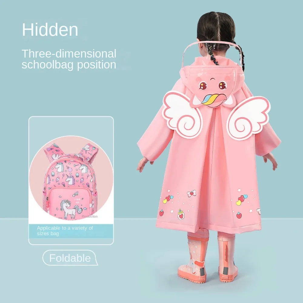 Children's Raincoat Girls Boys Kindergarten