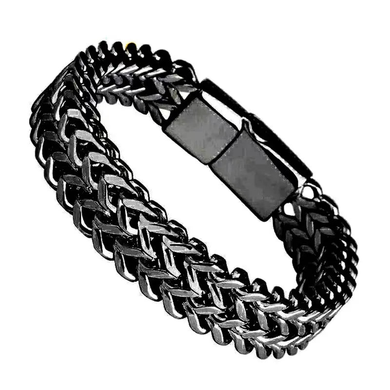 Stainless Steel Hip Hop Bracelet