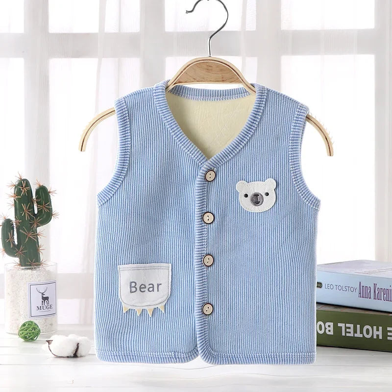 Kids Clothes Waistcoat Children's Vest  Boy Girl