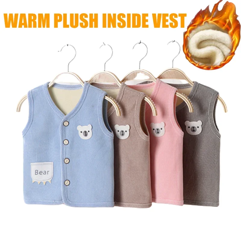Kids Clothes Waistcoat Children's Vest  Boy Girl