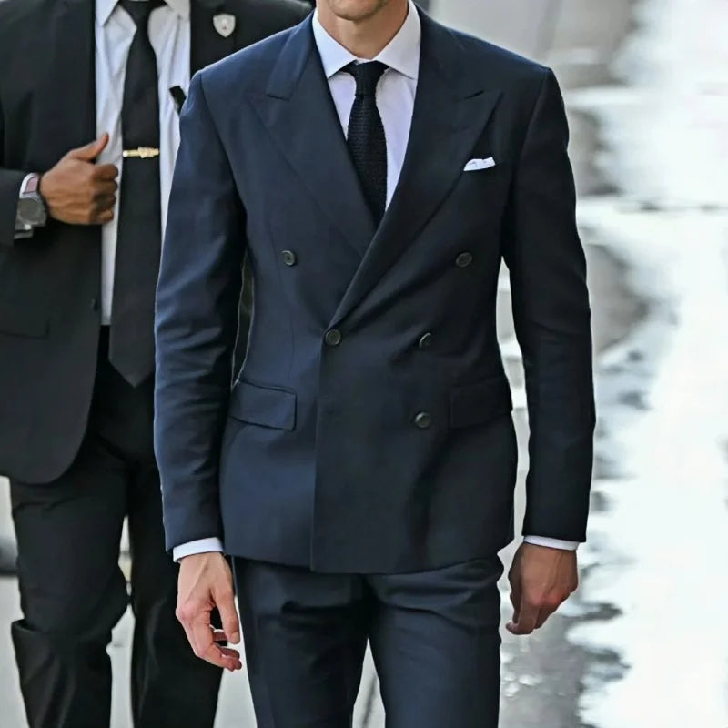 Suit (Blazer+ Vest + Pants) Men's Business Gentleman Fashion