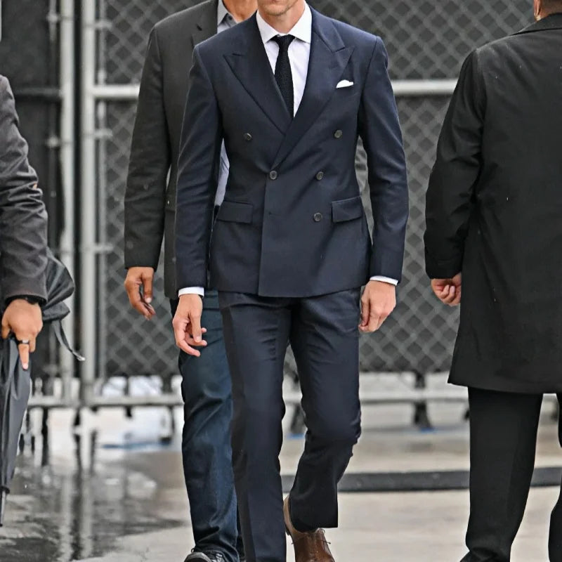 Suit (Blazer+ Vest + Pants) Men's Business Gentleman Fashion