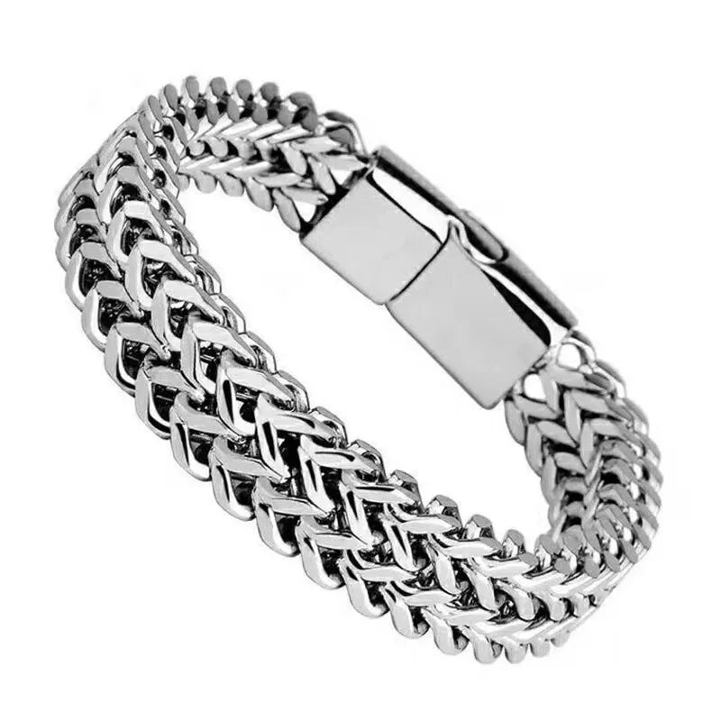 Stainless Steel Hip Hop Bracelet