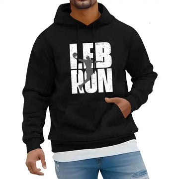 Men Fashion Trends Hoodie Sporty Style Print Casual Streetwear