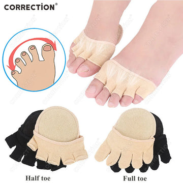 Five Toes Forefoot Pads for Women High Heels Half Insoles