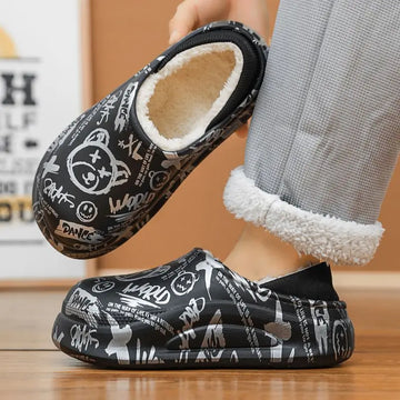 Winter Foot Slippers Men Women Outer Wear